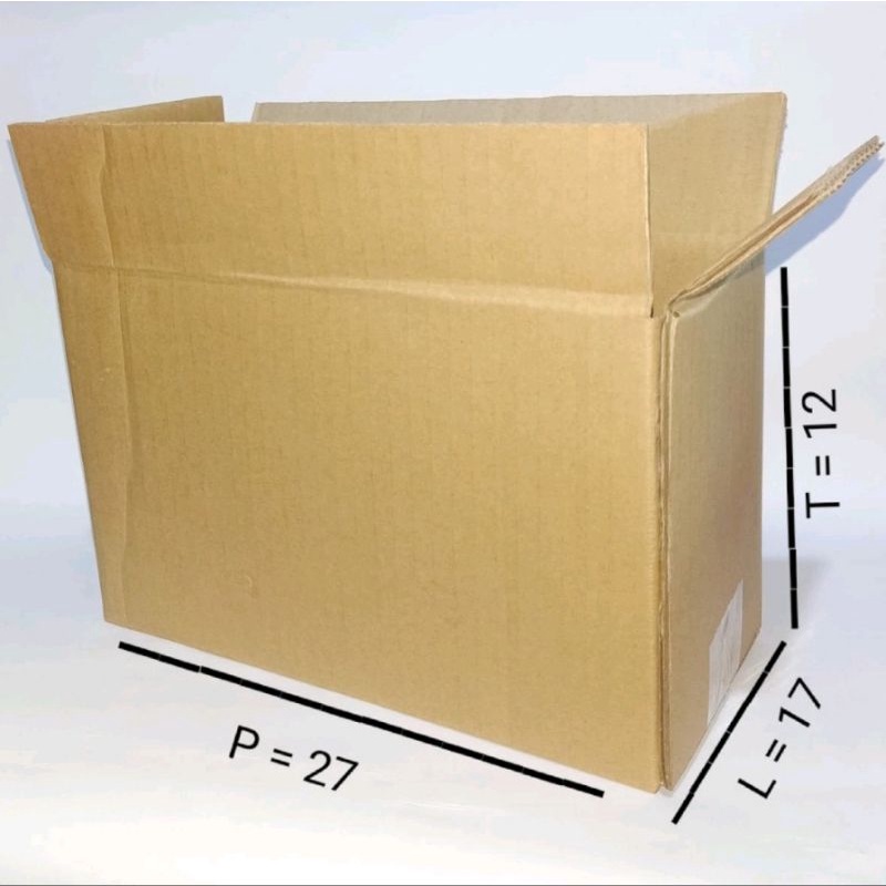 

kardus packing 27x12x17 cm