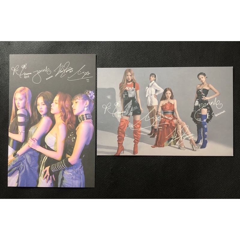 POSTCARD BLACKPINK ALBUM KILL THIS LOVE KTL OFFICIAL