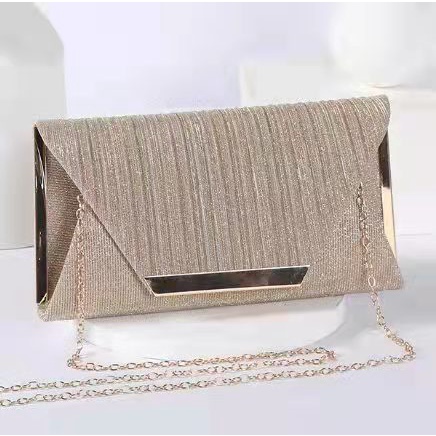 BJ29060 - BLACK/DARKGRAY/GOLD/PINK/SILVER - TAS PESTA CLUTCH SLEMPANG TALI RANTAI WANITA FASHION IMPORT MODIS ELEGAN TERMURAH TERLARIS TERBARU BAGSTORE JAKARTA TAS BATAM JT9060 GT1975