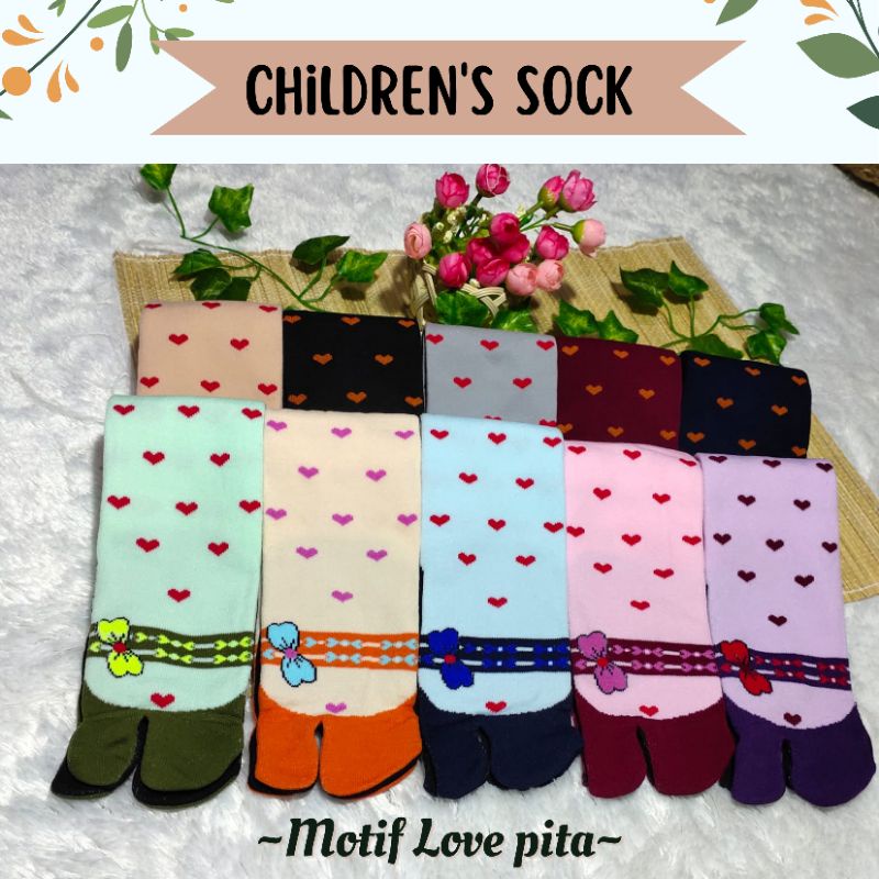 ECER KAOS KAKI ANAK PEREMPUAN MOTIF