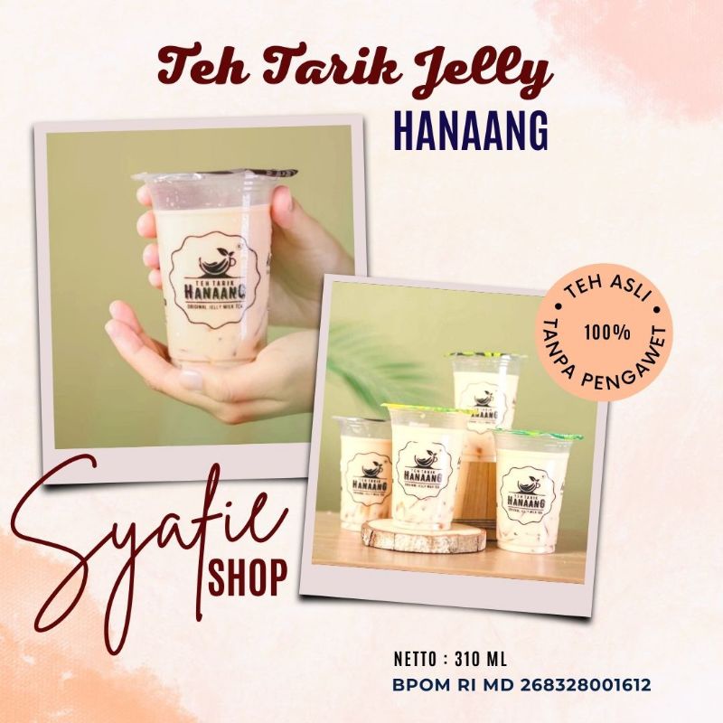 TEH TARIK JELLY - TEH HANAANG CUP 310 ML - OPEN RESELLER