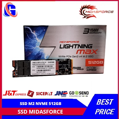 SSD M2 NVME 512GB MIDAS M.2 NVME 512GB MIDASFORCE PCIe Gen3 x4 SSD