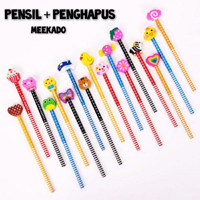 

Pensil Penghapus Karakter Lucu unik murah