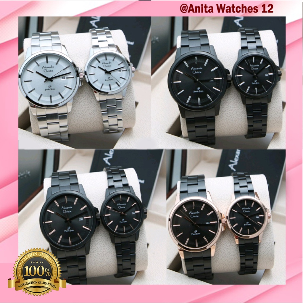 Alexandre Christie Ac 1034 / ac1034 Jam Tangan Rante Original Garansi Resmi