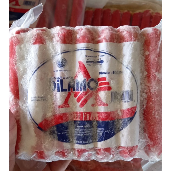 

DILAMO BEEF FRANK 900GR // FROZEN FOOD BANDUNG