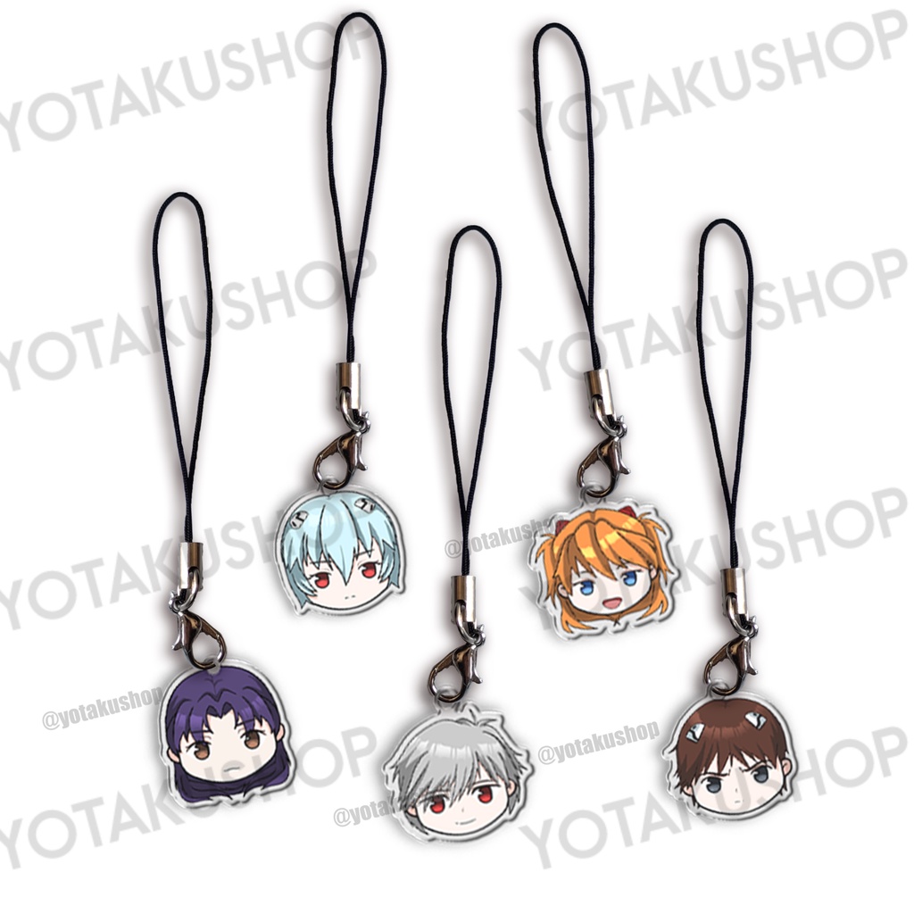 Tali Strap Gantungan HP Anime Evangelion Seri 1 Fanmerch YOTAKUSHOP