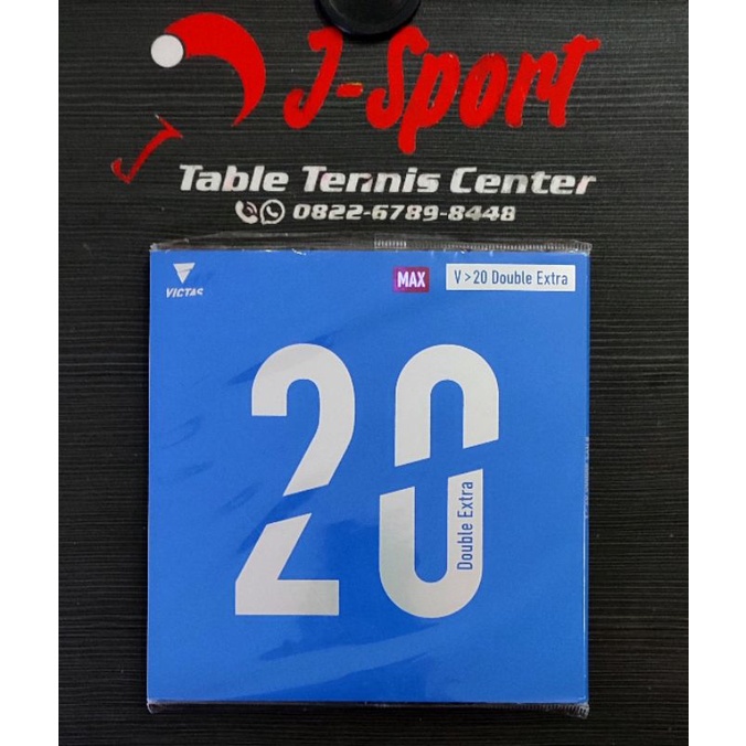 RUBBER VICTAS V20 DOUBLE EXTRA KARET VICTAS V 20 DOUBLE EXTRA  KARET PINGPONG MURAH KARET TENIS MEJA