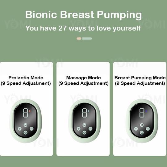 YOMI - Rechargeable Single electric Breast Pump 289/ Pompa ASI Elektri