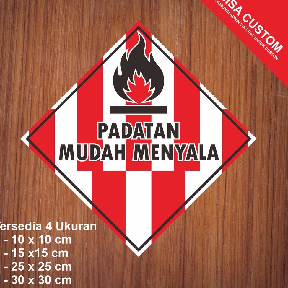 

PROMO SPESIAL Sticker Label Tanda Simbol Limbah B3 Stiker Bahan Berbahaya dan Beracun STIKER HAZMAT 2877 ☪