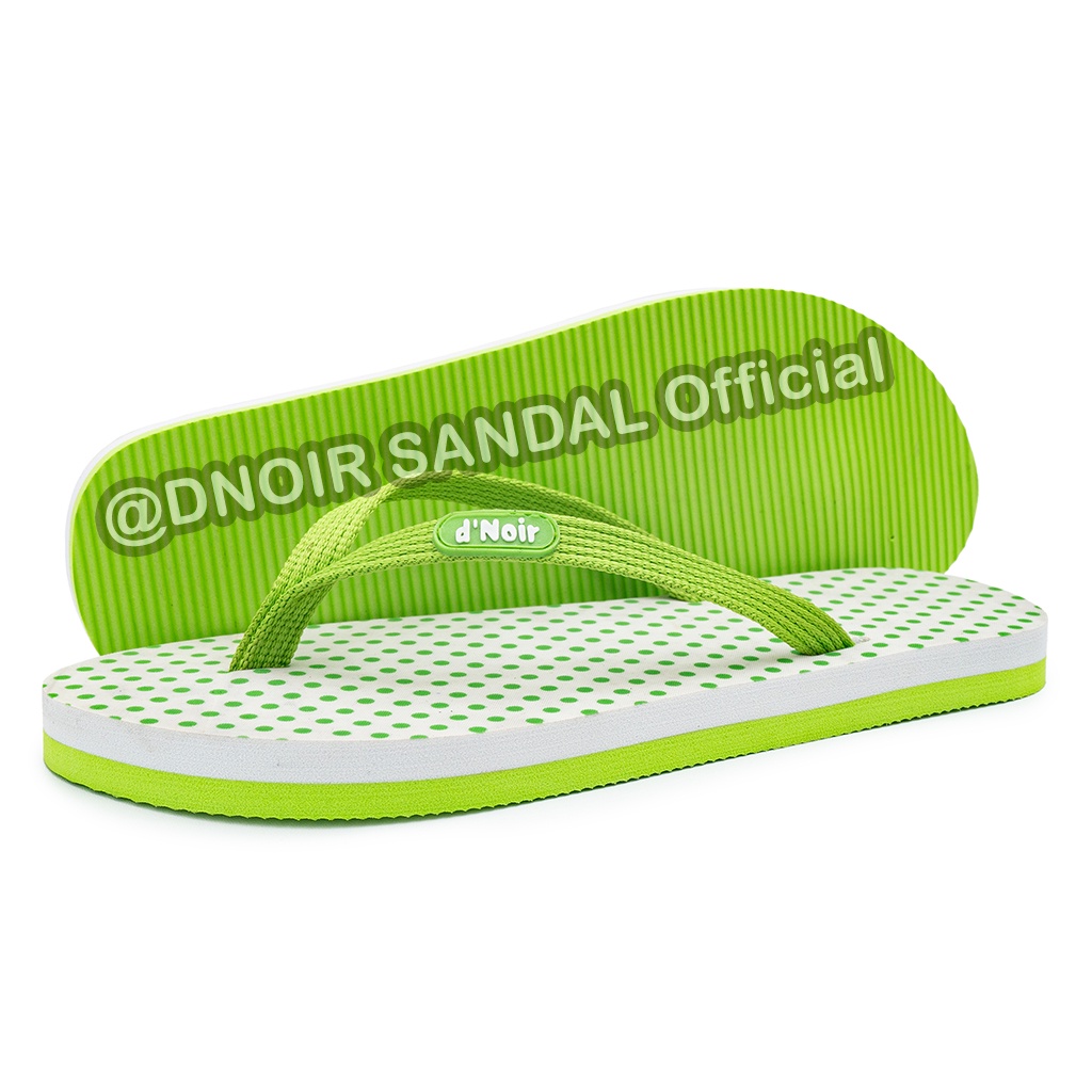 DNOIR Sandal Jepit Anak &amp; Dewasa POLKADOT size 25 - 40