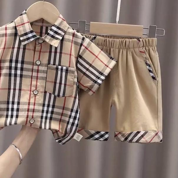 Baju Anak Laki-Laki setelan Kemeja Anak Celana Anak Laki-Laki 1-5Tahun