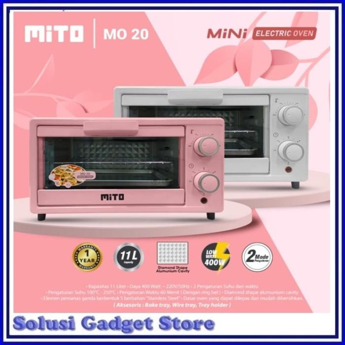 Oven Oven Mito Listrik Mini Mito Mo 20 Kapasitas 11 Liter