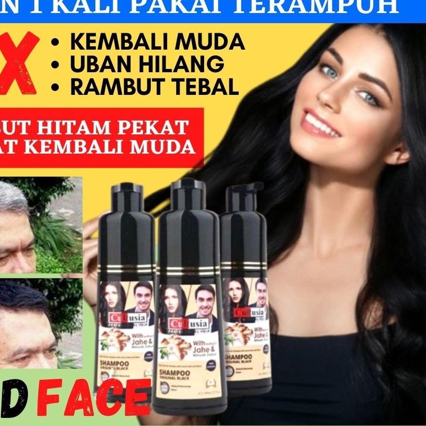CULTUSIA SHAMPOO 160ML ORIGINAL BLACK - SHAMPO UBAN - PENGHILANG UBAN - SAMPO PENGHILANG UBAN