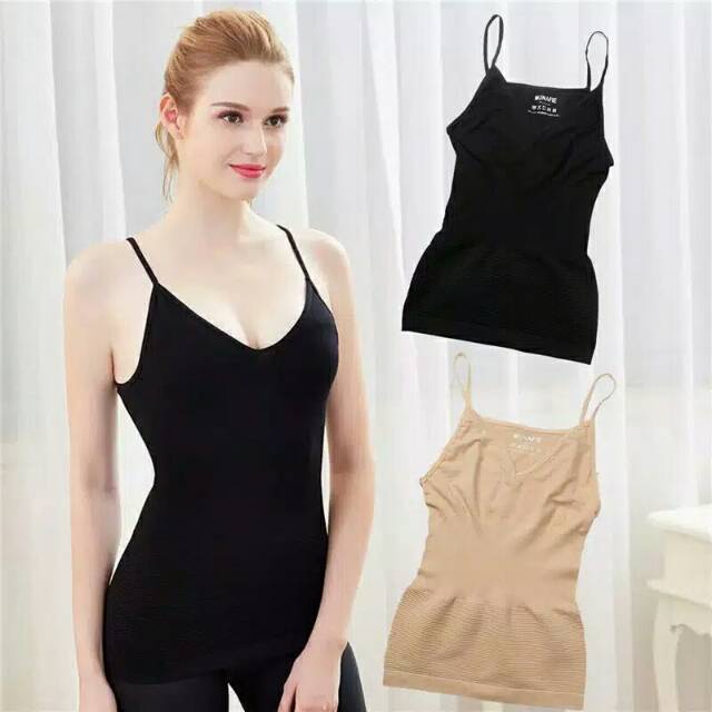 ORIGINAL | Korset Pelangsing Perut Wanita Buncit Ori Munafie Atasan Wanita Slimming Body Shaper Cami