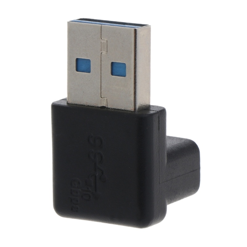 Cre New 90derajat USB 3.0 A Male To Female AM/Untuk AF Adaptor Siku Kanan Konek USB