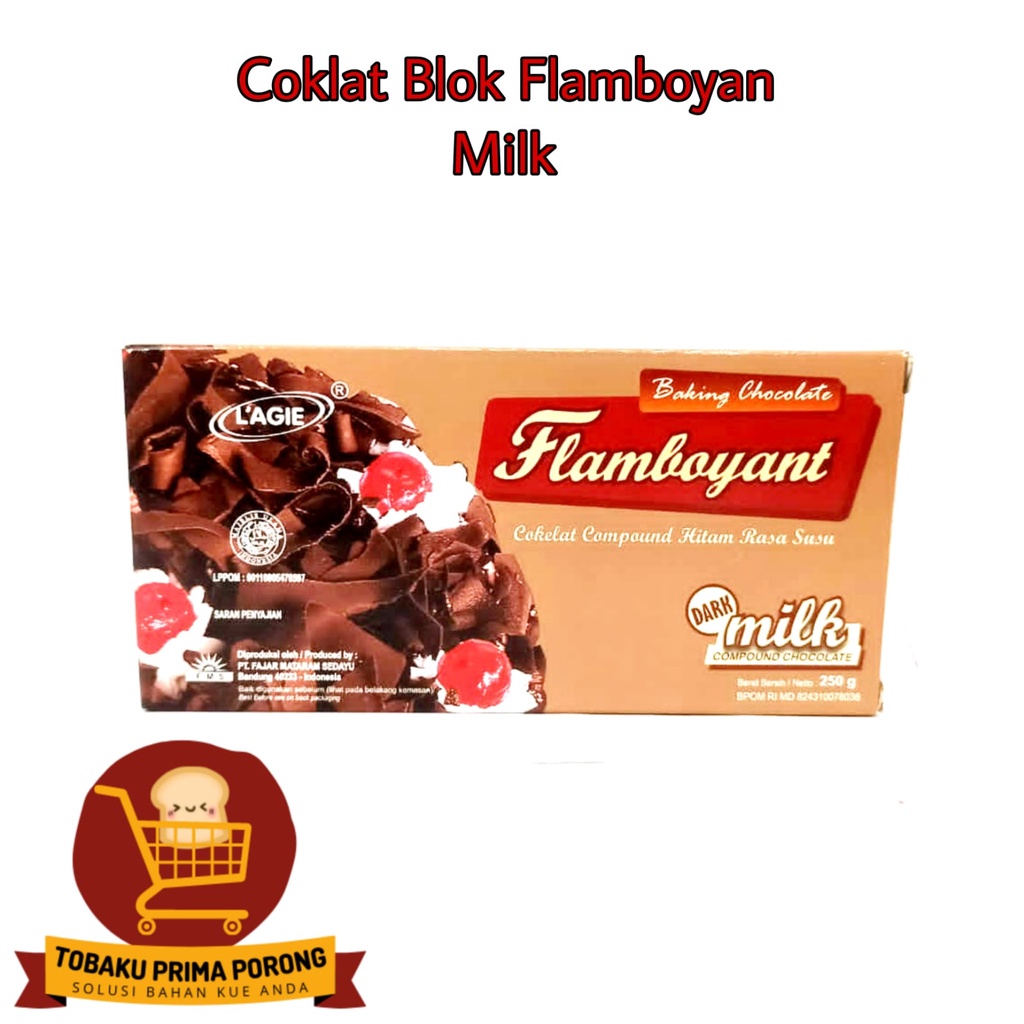 

COKLAT BLOK FLAMBOYANT MILK - 250 G