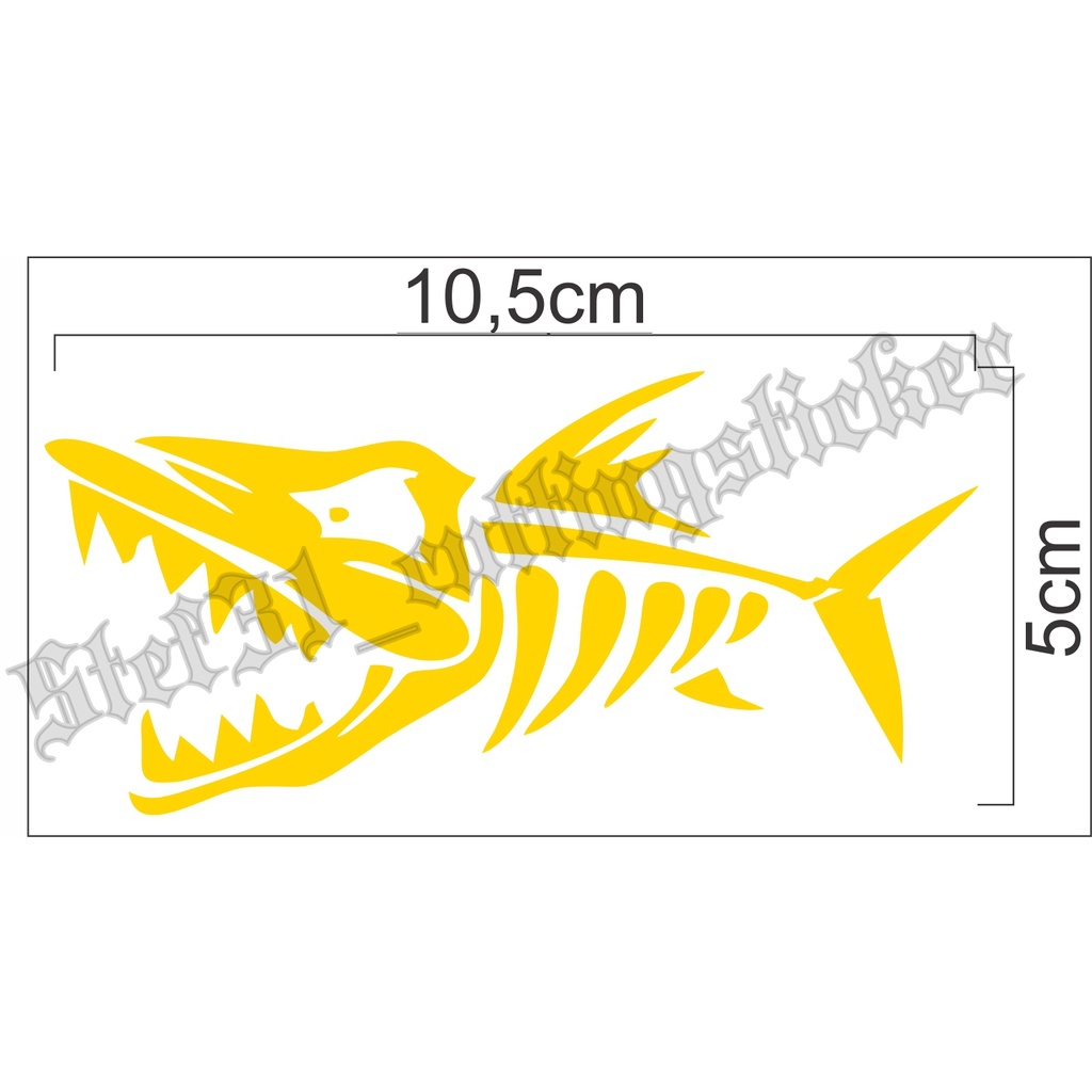 

Stiker cutting gambar duri ikan
