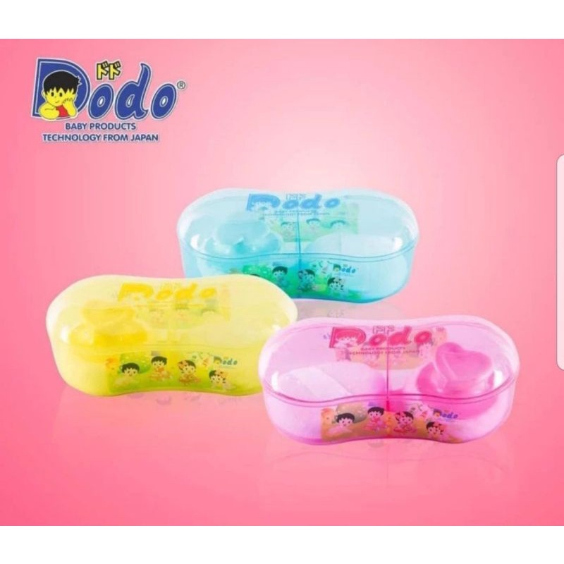 Dodo Pot Bedak 2in1 Peanut / Tempat Bedak Bayi / Tempat Bedak Dodo