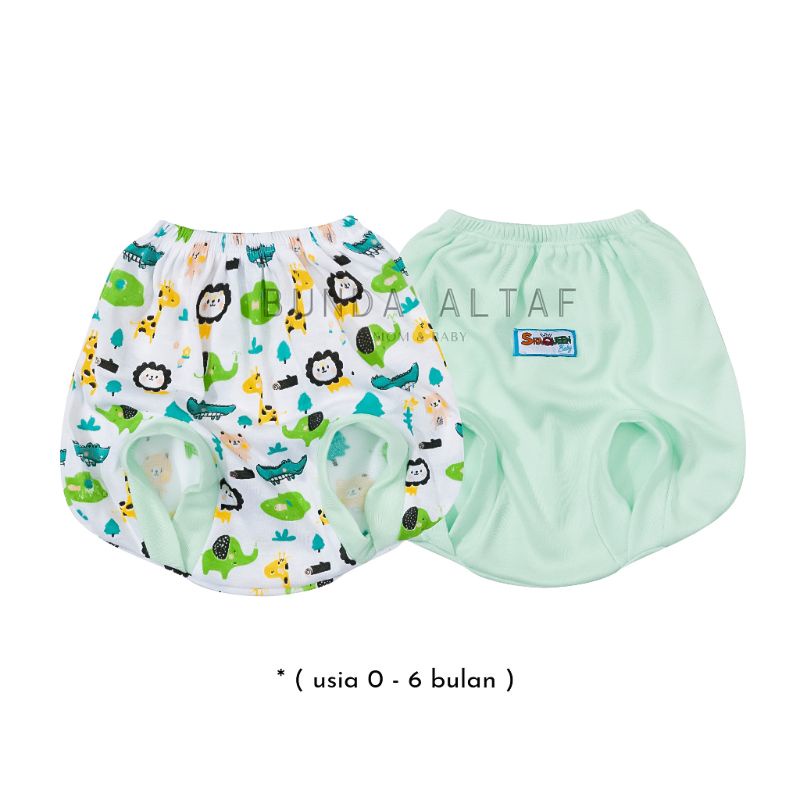 Celana Bayi Kacamata Polos dan Motif Shaqueen / Zahdan Baby  SNI 0-6 bulan [ Bunda Altaf ]