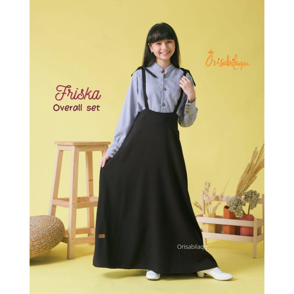 Setelan overall anak Friska skirt Orisabilaqu by Kakadede