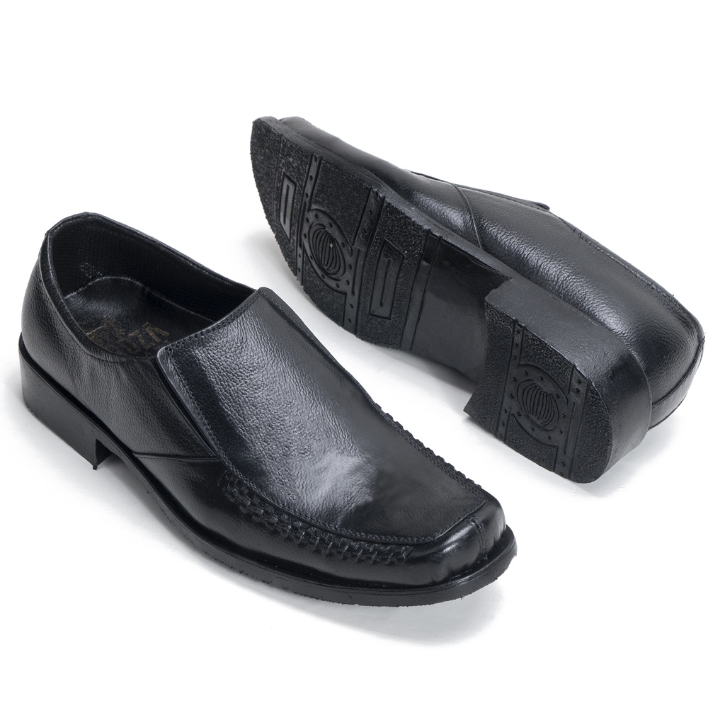 Sepatu Pantofel Pria Formal Kerja Kulit Asli Hand Made Murah 509