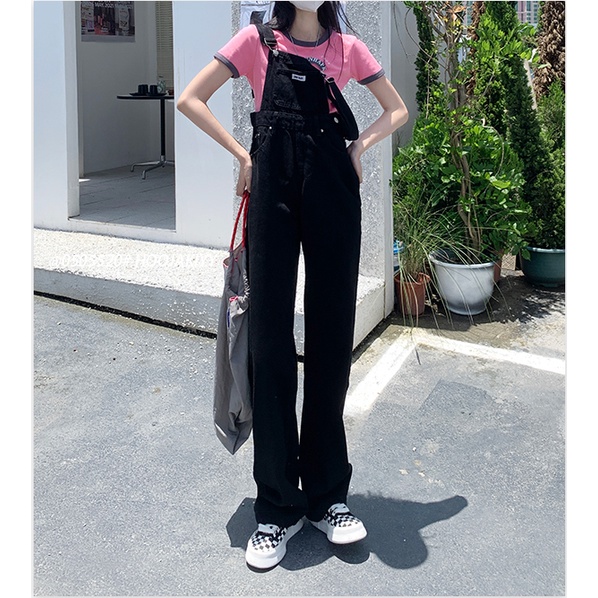 ✅COD Overall Jeans Wanita Baju Kodok Wanita Jumpsuit Jeans Wanita