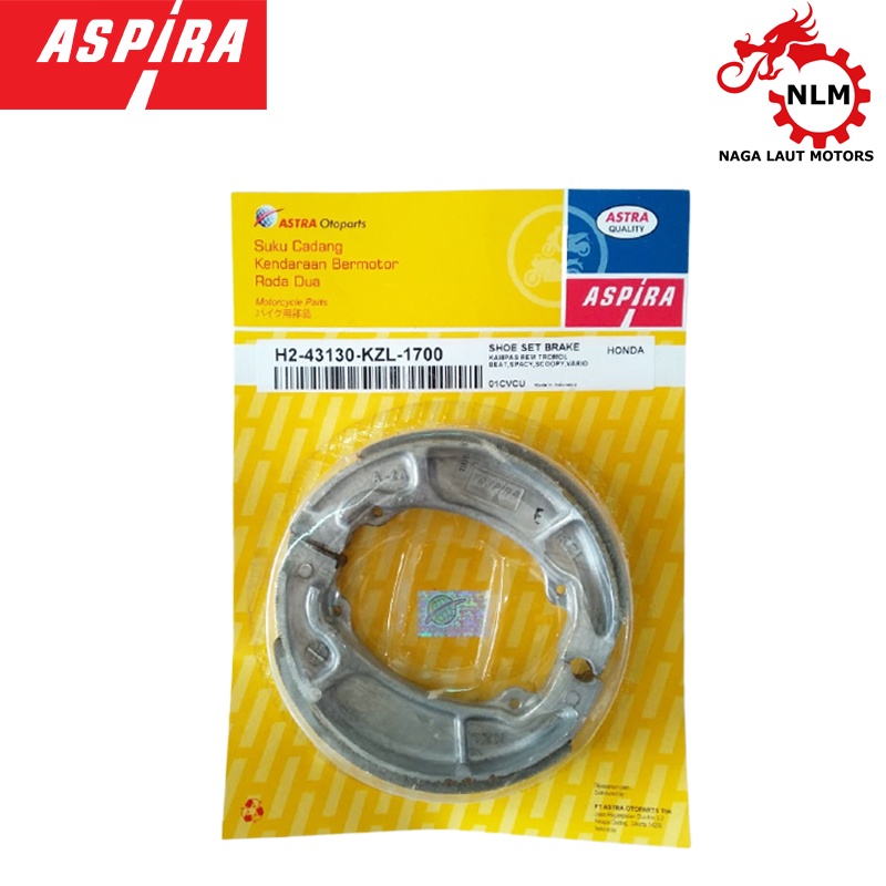 Aspira Paket Kampas Rem Depan Belakang Genio / Vario 150 / Vario 125 LED