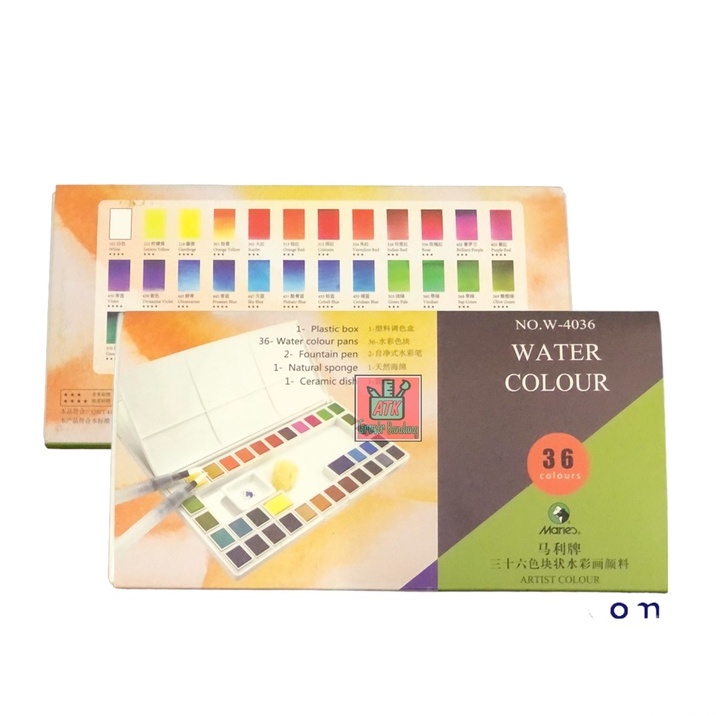 

Water Colour 36 Warna Maries #W-4036 / Cat Air Artist Colour 36 Warna – SHAGB