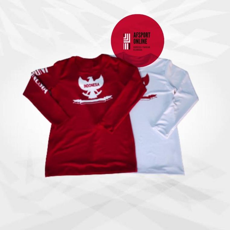 [V-IQY ☎] baju senam garuda merah putih tangan panjang-langsung kirim