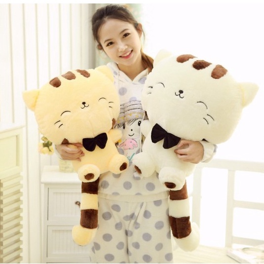 Boneka Kucing Jumbo Cat Lucky Keberuntungan Import Bahan Halus dan Lembut