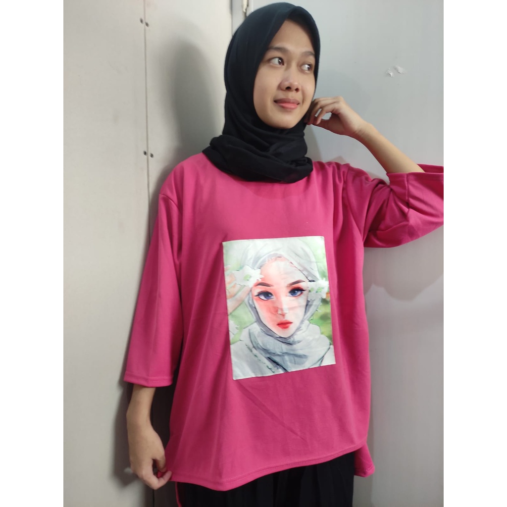 MOMOGI- ATASAN WANITA OVERSIZE PRINTING DTF / VOXY PREMIUM