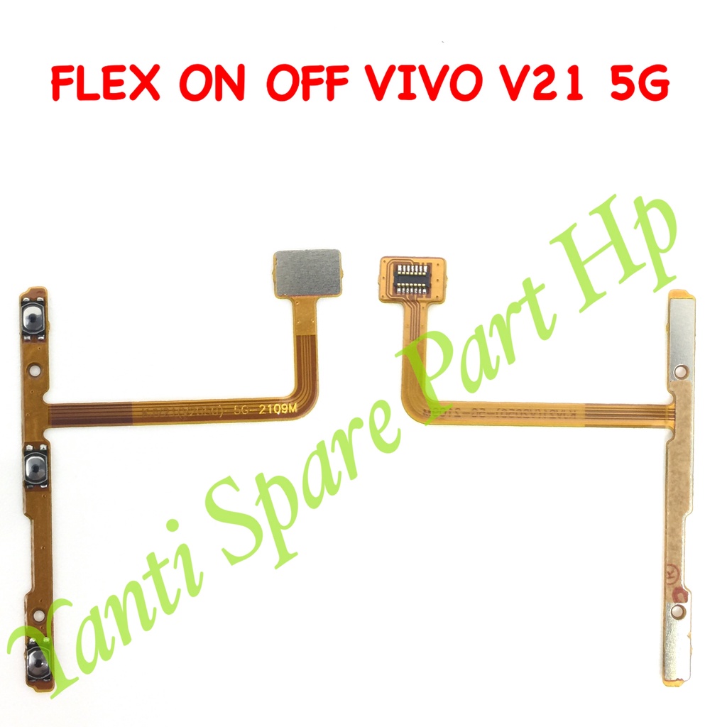 Flexible On Off Vivo V21 5G V2050 Original Terlaris New