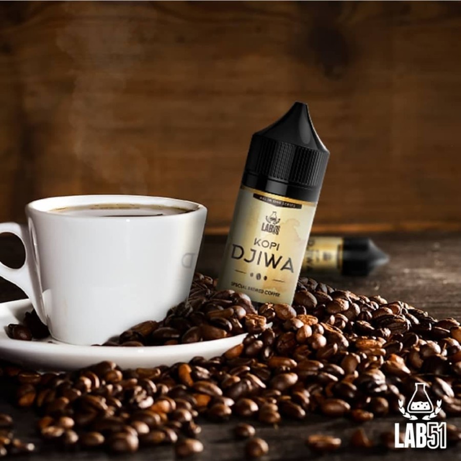 LIQUID KOPI DJIWA COFFEE RUM VANILLA - KOPI DJIWA PODS FRIENDLY - 30ML