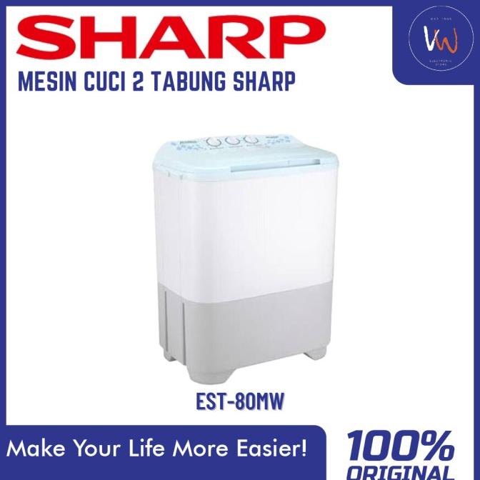 ,,,,,,,] Mesin Cuci Sharp EST-80MW