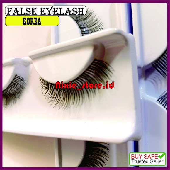 Bulu mata Palsu Fake Eyelash KOREA Natural Lembut Premium Bagus Murah Kualitas Export