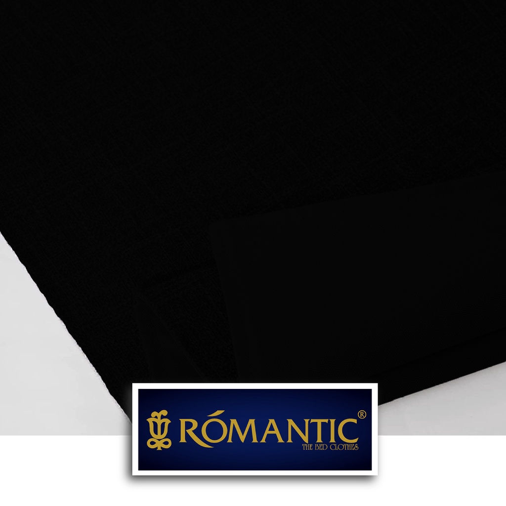 Bed Runner / Selendang kasur Black by ROMANTIC standard Hotel minimalis