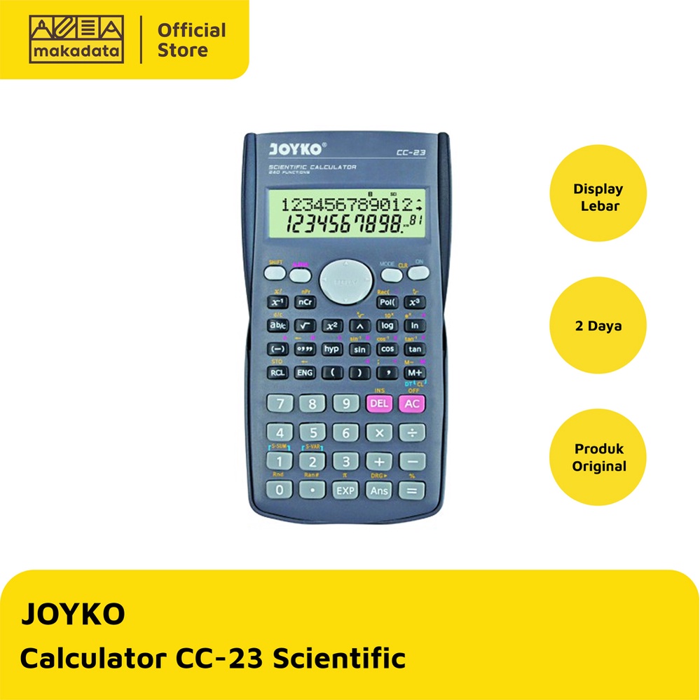 

CALCULATOR / KALKULATOR JOYKO CC-23 MURAH