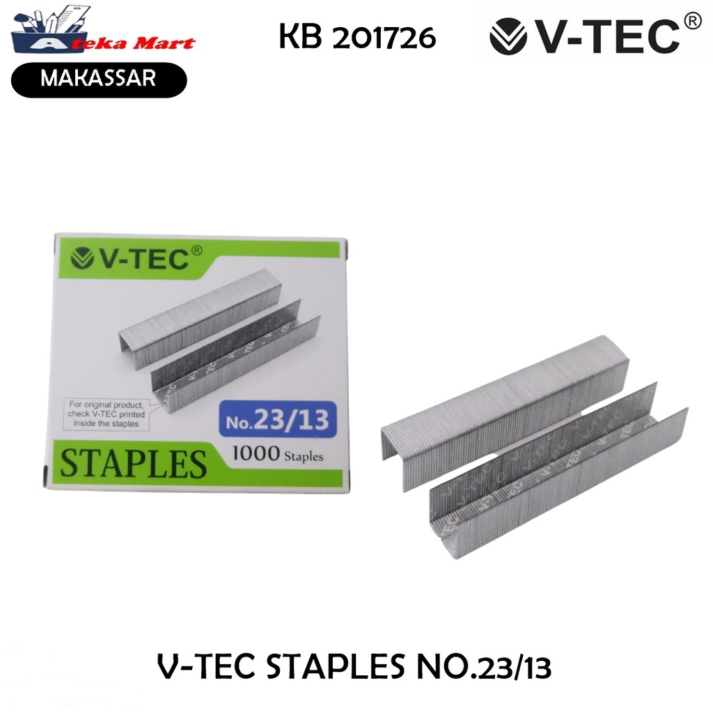 

[1 BOX KCL] V-TEC STAPLES NO.23/13