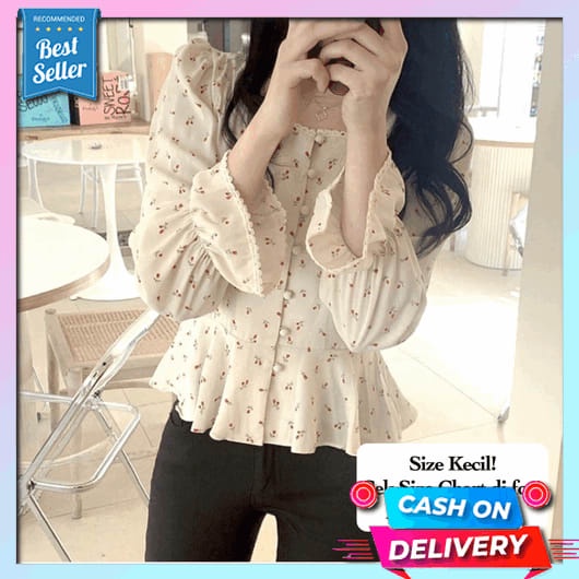 Befast Zec Ootd Wanita Blus Nanda Deroca Blouse Blouse Wanita Casual Blouse Terbaru 2021 Blouse Moti