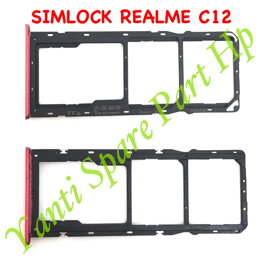 Simtray Sim Lock Realme C12 Original Terlaris New