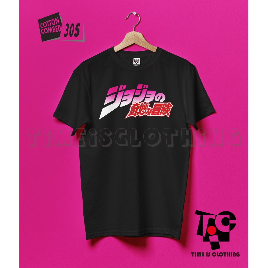 KAOS Anime Jepang Logo Jojo bizzare adventure / jojo bizarre adventure / t shirt manga anime 3