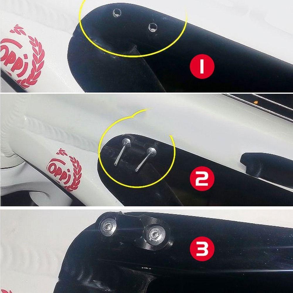 R-FLOWER 1set Penjepit Tetap Kabel Rem Aluminium Set Aksesoris Frame Gesper