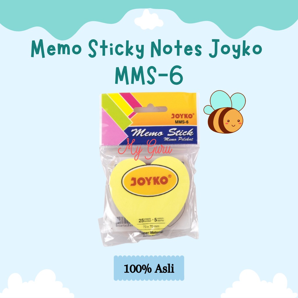 

[SET] JOYKO INDEX & MARK PENANDA PEMBATAS MEMO STICKY NOTES MMS-6 (KERTAS)