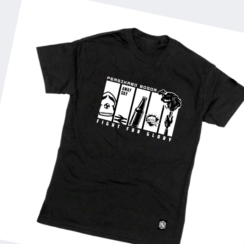 kaos tshirt casual persikabo bogor fans fight for glory