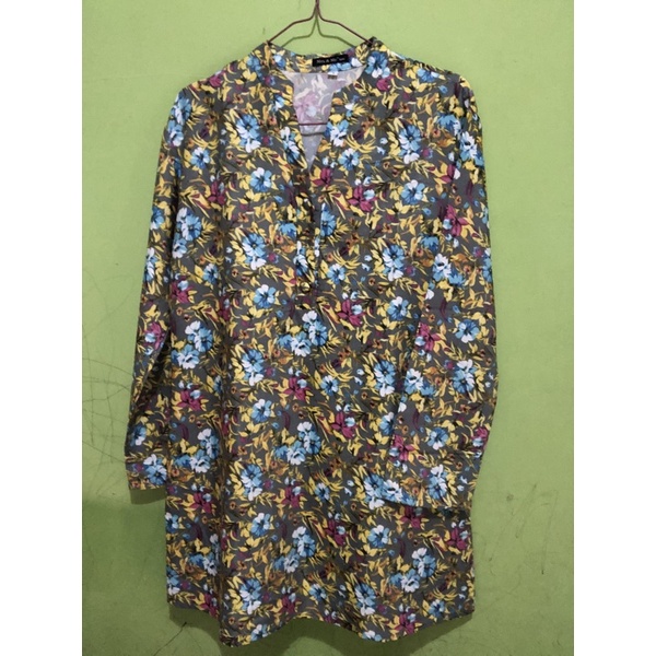 tunik bunga preloved