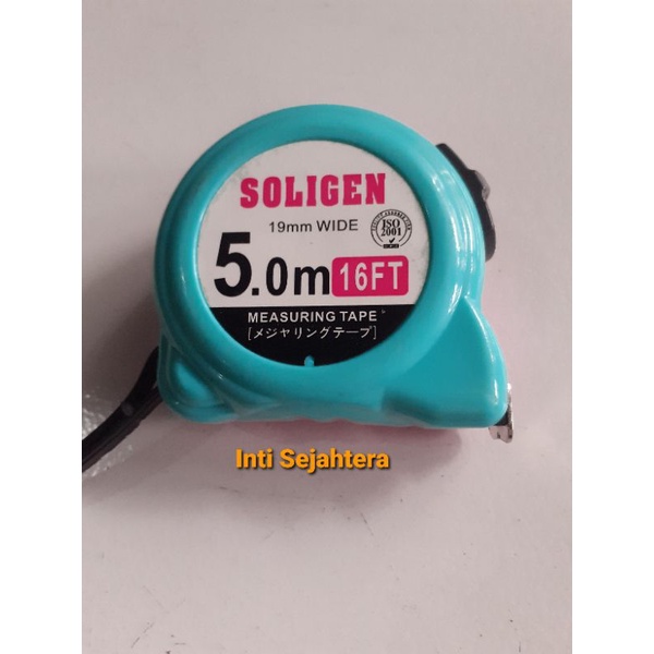 Meteran Roll 5 meter "SOLIGEN"