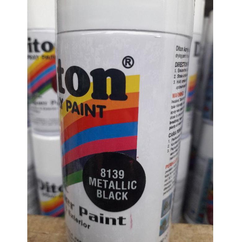 [KODE PRODUK PCYA03691] pilok pilox diton hitam doff dop dof hitam metalik hi temp tahan panas grey 