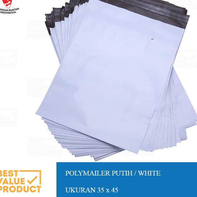 

Kantong Plastik Polymailer 35x45 / Packaging polymailer 35 x 45 - SILVER METALIC