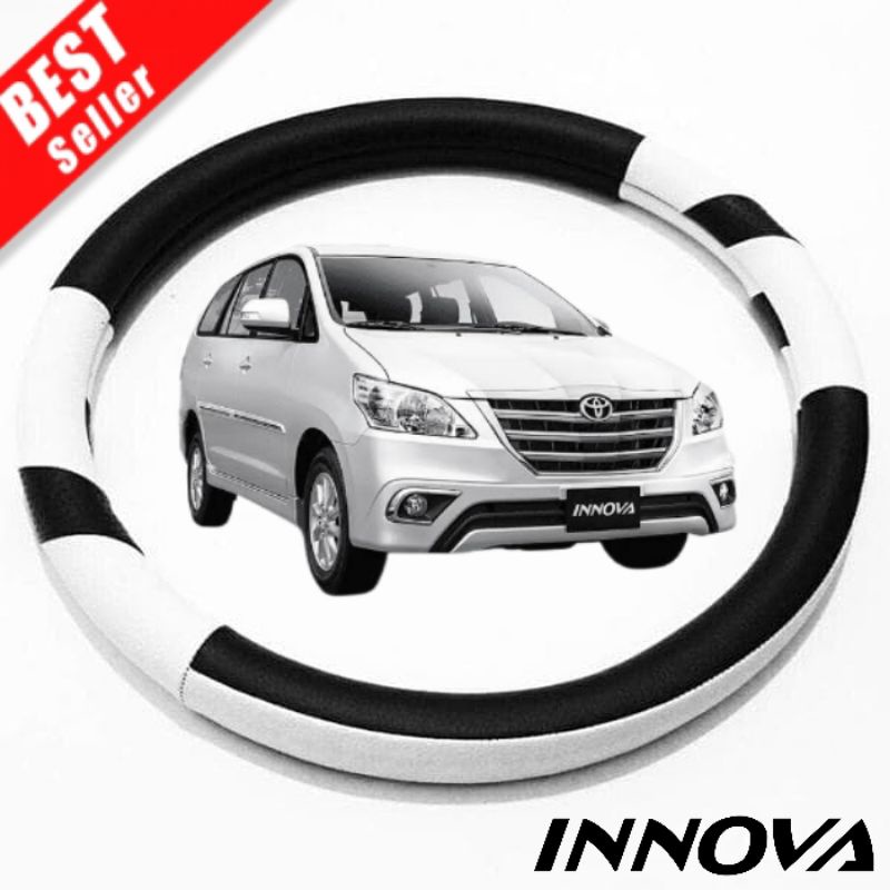 Sarung Jok Stir Mobil Toyota Innova Bahan Kulit Sintetis