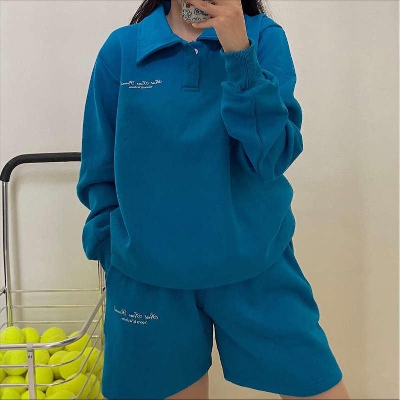 First Time Round - Classic Sweatshorts - Olympic
